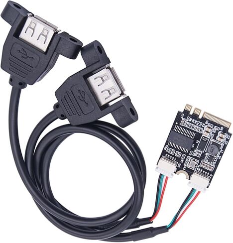 PCIe/A+E to USB Adapter PCIe to USB Cable for Seamlessly Device Connectivities on Computers Notebook in Saudi Arabia