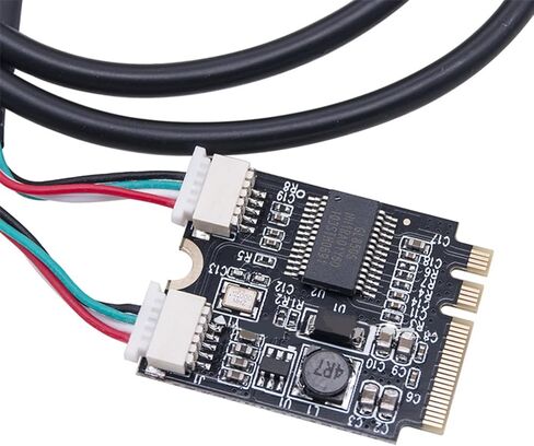 PCIe/A+E to USB Adapter PCIe to USB Cable for Seamlessly Device Connectivities on Computers Notebook in Saudi Arabia
