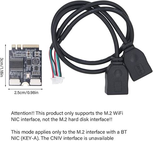 PCIe/A+E to USB Adapter PCIe to USB Cable for Seamlessly Device Connectivities on Computers Notebook in Saudi Arabia