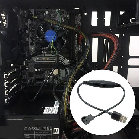 USB إلى 4Pin 5V إلى 12 فولت محولات طاقة مروحة USB موصلات محولات المحولات مع كابل محولات المروحة in Saudi Arabia
