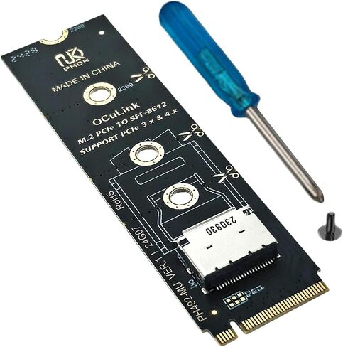PCIE إلى SFF8612 بطاقة محول التوسع تدعم SFF8611 SFF8612 لمختلف اللوحة الرئيسية in Saudi Arabia