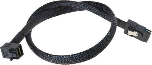 SFF 8087 to 90 Degree MiniSAS 8643 Internal Connection Cable for Hard Drives and Servers Featuring Coaxials in Saudi Arabia