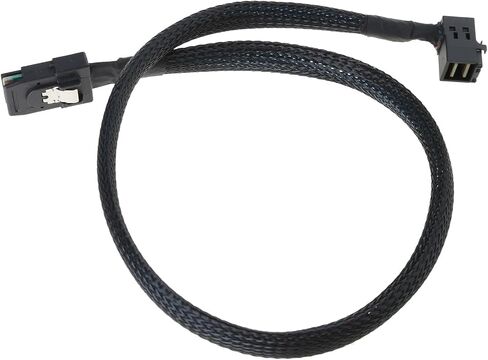 SFF 8087 to 90 Degree MiniSAS 8643 Internal Connection Cable for Hard Drives and Servers Featuring Coaxials in Saudi Arabia