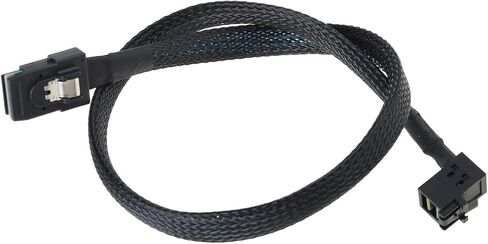 SFF 8087 to 90 Degree MiniSAS 8643 Internal Connection Cable for Hard Drives and Servers Featuring Coaxials in Saudi Arabia