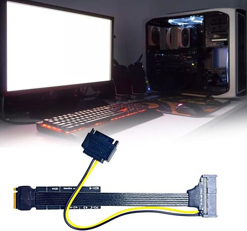 M.2 NVMe to U2U3 Card Cable PCIE4.0 U2U3 Hard Disk Adapters Cable Fast Speed in Saudi Arabia