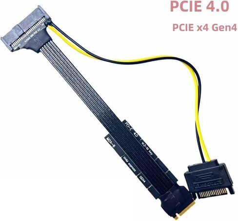 M.2 NVMe to U2U3 Card Cable PCIE4.0 U2U3 Hard Disk Adapters Cable Fast Speed in Saudi Arabia
