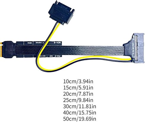 M.2 NVMe to U2U3 Card Cable PCIE4.0 U2U3 Hard Disk Adapters Cable Fast Speed in Saudi Arabia
