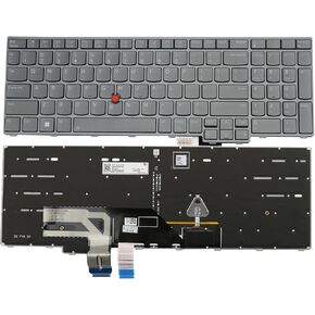 بُعزّف بانيات Backlit Laptop لوحة مفاتيح Lenovo ThinkPad P16 Gen 1 Type 21d6 21d7 & P16 Gen 2 Type 21fa 21fb US Layout with trackpoint 5n21f39320 5n21f39357 in Kuwait