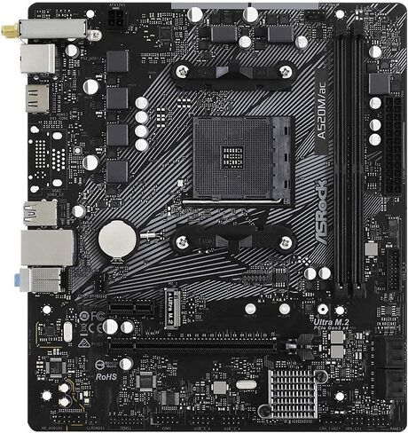 ASRock A520M/AC Micro ATX Motherboard (Renewed) in Saudi Arabia