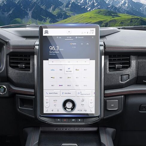 Moonlinks Tempered Glass Screen Protector 15.5" Compatible with 2022 2023 2024 Ford Expedition(Limited/Timberline/King Ranch/Platinum) Navigation Touchscreen Protector High Definition 9H Hardness 1PCS in Saudi Arabia
