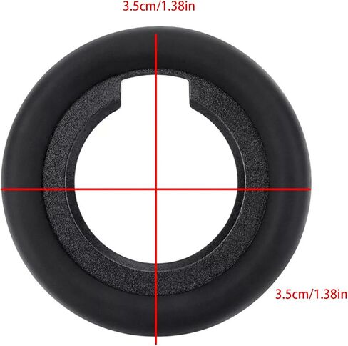 2PCS DK-33 Rubber Eyecup Block Stray Light Round Round Leakfinders مناسبة لكاميرات ZF Z8 Z9 in Saudi Arabia