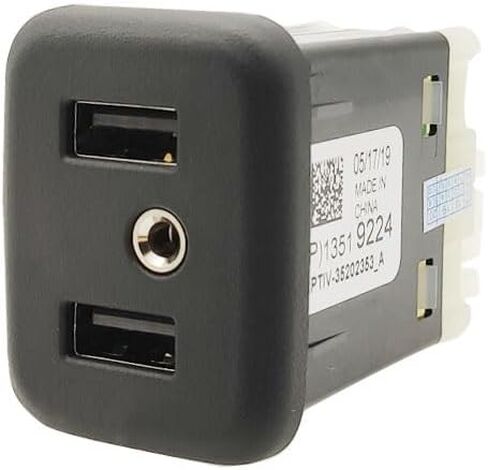 13509942 Dual USB Port Interface Box AUX Jack Carplay Adapter Module fit for GMC Chevrolet Buick Cadillac Chevy 2016 17 18(13510854/13519224/13523018/13519225/13509943) in Saudi Arabia