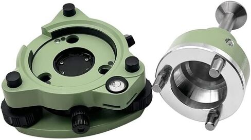 Green Three-Jaw Tribrach With Optical Plummet Adapter With 5/8 Thread Adaptor in Kuwait