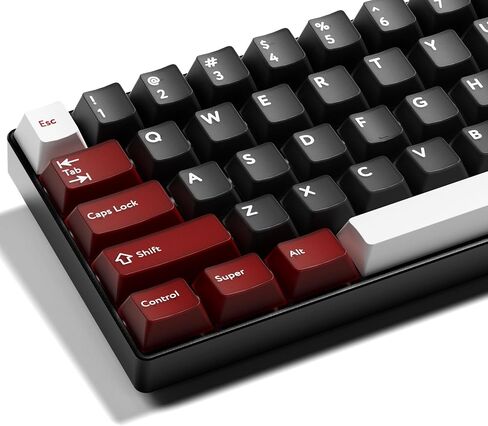 XVX Double Shot Keycaps Set 216 مفتاح ، ملف تعريف لوحة مفاتيح لوحة مفاتيح مخصصة ، أغطية مفاتيح شفافة Jade متوافقة مع لوحة مفاتيح ميكانيكية 61/64/68/84/87/100/104/108 in Kuwait