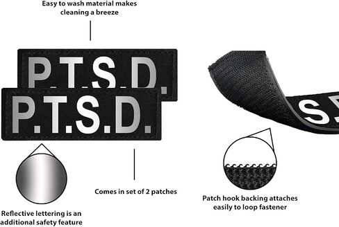 Dogline P.T.S.D. Removable Patches, Large/X-Large in Saudi Arabia
