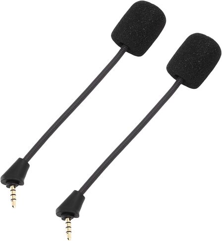 Yoidesu 2PCS بديل ميكروفون ، MIC البديل لـ Cloud II ، ميكروفون لإلغاء الضوضاء مع غطاء رغوي قابل للفصل بحجم 3.5 مم ، 2pcs in Saudi Arabia