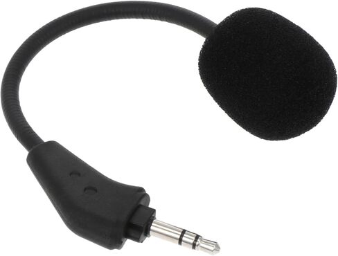 Healifty Noise Cancelling Flexible Gooseneck Gaming Headset Microphone for Plug in Headphones Compatible with Voice Amplifiers and Loudspeakers Pole Stereo Plug and Play Design for in Saudi Arabia
