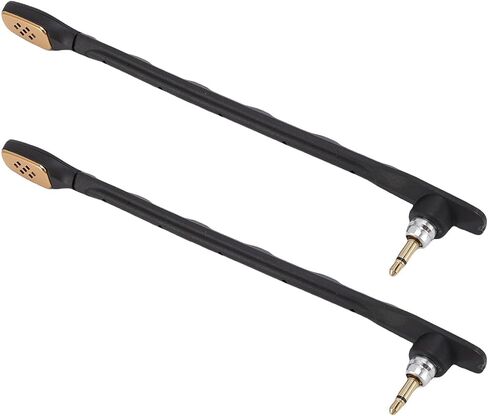 Replacement Game Mic Microphone Boom for TR Gaming Headset, Computer PC Gaming Headsets, 3.5mm Detachable Noise Cancelling Boom Microphone (White) in Saudi Arabia