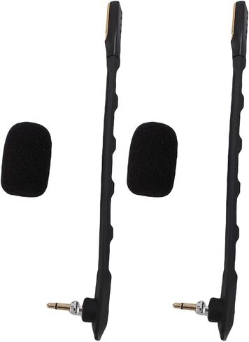 Replacement Game Mic Microphone Boom for TR Gaming Headset, Computer PC Gaming Headsets, 3.5mm Detachable Noise Cancelling Boom Microphone (White) in Saudi Arabia