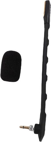 Replacement Game Mic Microphone Boom for TR Gaming Headset, Computer PC Gaming Headsets, 3.5mm Detachable Noise Cancelling Boom Microphone (White) in Saudi Arabia