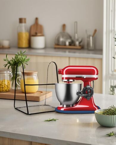 Mixer Slider Mat for Kitchenaid 4.5-5 QT Tilt-Head Stand Mixer ، حصيرة انزلاقية للأجهزة لـ Kitchenaid Artisan ، صينية انزلاقية Mincithaid لـ كونترتوب-حصيرة تمرير خلاط الخشب （الخشب） الخشب） in Kuwait
