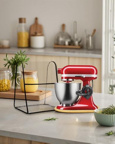 Mixer Slider Mat for Kitchenaid 4.5-5 QT Tilt-Head Stand Mixer ، حصيرة انزلاقية للأجهزة لـ Kitchenaid Artisan ، صينية انزلاقية Mincithaid لـ كونترتوب-حصيرة تمرير خلاط الخشب （الخشب） الخشب） in Kuwait