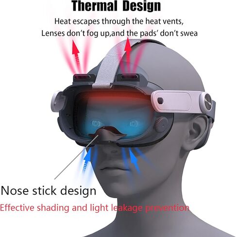 وسادة الوجه مناسبة لـ Oculus Quest 3 ، واستبدال إكسسوارات VR لـ Mate Quest 3 ، غطاء الوجه مع ثقوب تبديد الحرارة لمنع التزعزع in Kuwait