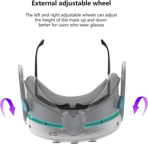 وسادة الوجه مناسبة لـ Oculus Quest 3 ، واستبدال إكسسوارات VR لـ Mate Quest 3 ، غطاء الوجه مع ثقوب تبديد الحرارة لمنع التزعزع in Kuwait