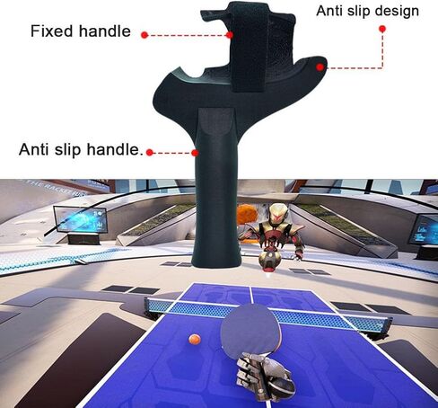 Table Tennis Paddle Grip Handle for Oculus Quest 3 ، محول Table Tennis لـ Quest 3 Controller Handle Grip VR Gaming Accessories Touch Touch Tennis VR Game in Saudi Arabia