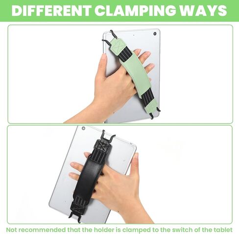 2 Pack Hand Strap Holder for Tablet Universal Finger Grip Holder High-Elasticity Hand Holders Band Accessories Lightweight Handle Bands Versatile Security Hands Straps Compatible for Readers 6-9" in Saudi Arabia