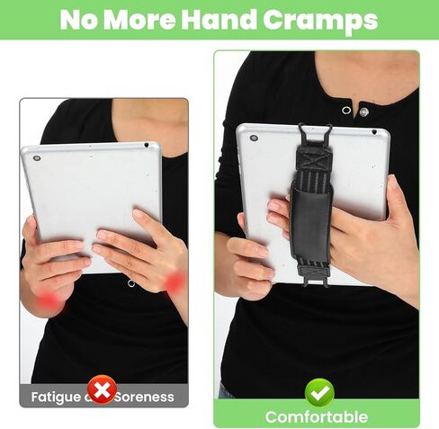 2 Pack Hand Strap Holder for Tablet Universal Finger Grip Holder High-Elasticity Hand Holders Band Accessories Lightweight Handle Bands Versatile Security Hands Straps Compatible for Readers 6-9" in Saudi Arabia