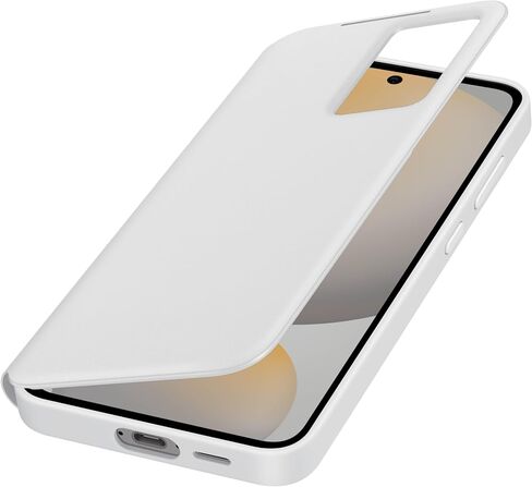 علبة هاتف Samsung Galaxy S24 Fe Wallet ، غطاء واقي مع عرض شاشة صغير ذكي ، التحكم في النقر فوق الأصابع ، تصميم نحيف ، جيب حامل البطاقة ، إصدار الولايات المتحدة ، أبيض in Kuwait