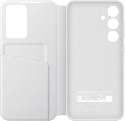 علبة هاتف Samsung Galaxy S24 Fe Wallet ، غطاء واقي مع عرض شاشة صغير ذكي ، التحكم في النقر فوق الأصابع ، تصميم نحيف ، جيب حامل البطاقة ، إصدار الولايات المتحدة ، أبيض in Kuwait