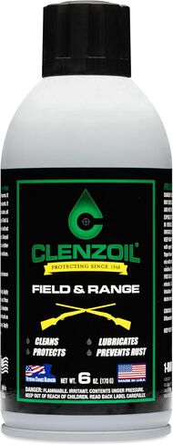 CLENZOIL Field & Range Gun Cleaning Spray & Lubricating Oil | Cleaner Lubricant Protectant [CLP] | Bore Solvent + Lube in One | 2oz. Bottle w/Fine Mist Pump Sprayer in Saudi Arabia