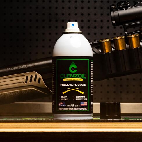 CLENZOIL Field & Range Gun Cleaning Spray & Lubricating Oil | Cleaner Lubricant Protectant [CLP] | Bore Solvent + Lube in One | 2oz. Bottle w/Fine Mist Pump Sprayer in Saudi Arabia