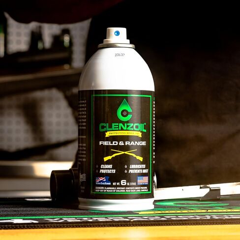 CLENZOIL Field & Range Gun Cleaning Spray & Lubricating Oil | Cleaner Lubricant Protectant [CLP] | Bore Solvent + Lube in One | 2oz. Bottle w/Fine Mist Pump Sprayer in Saudi Arabia