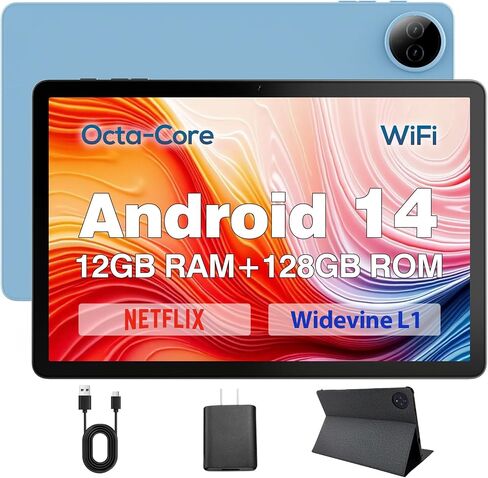 Digiland Tablet ، 2025 10.1 بوصة HD معالج الثقوب الكهربية الرمادي اللوحي Android ، ذاكرة الوصول العشوائي 12 جيجابايت ، 128 جيجابايت ، BT 5.0 ، الكاميرا المزدوجة ، كمبيوتر الكمبيوتر اللوحي ، Widevine L1 (رمادي) in Kuwait