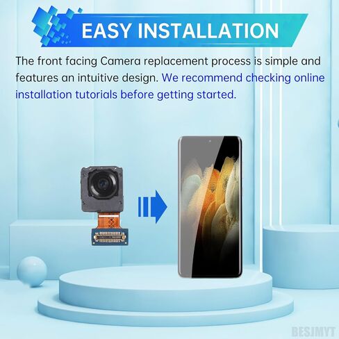 for Samsung Galaxy S21 Ultra 5G Selfie Camera Part Replacement Front Facing Camera Replacement Front Camera Module Replacement Model: SM-G998U SM-G998U1 in Saudi Arabia
