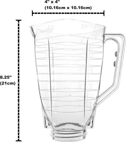 Break resistant plastic blender jar for Oster & Osterizer. in Saudi Arabia