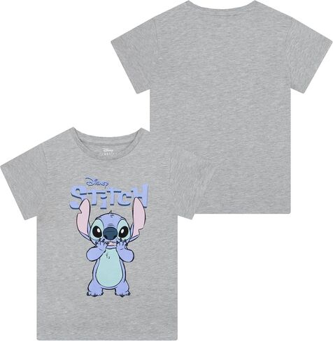 Disney Girls Stitch Shirt 2 Pack |Girls Multipack Shirts | Stitch T Shirts for Girls | Gray 8 in Saudi Arabia