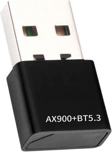 AX900 VVi- Fii 6 Adaptier BT5.3 Dual Band 2.4G/5GHz USB VVi- Fii Network Wirreless WLAN Signal Adaptier DiongIe Compatible with PC Win10/11 Driver Free in Saudi Arabia
