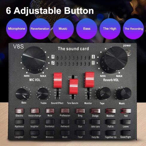 USB Sound Card Audio Cable Adapter Type Interface Jack Headset Headphone Soundcard External Cards Audiousb Converter Android Soundboard Video Stream Microphone Live Bits in Saudi Arabia