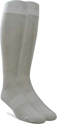 Yomandamor Men's Bamboo Wide Stretched Top Over The Calf Dress Socks Boot Socks, 4 Pairs L Size, Suits For All Season in Saudi Arabia