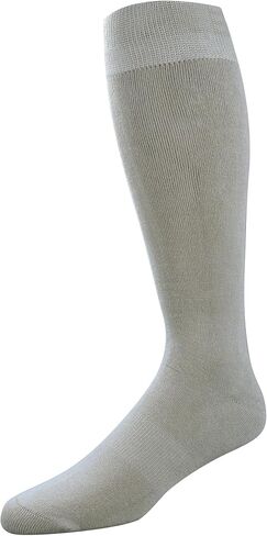 Yomandamor Men's Bamboo Wide Stretched Top Over The Calf Dress Socks Boot Socks, 4 Pairs L Size, Suits For All Season in Saudi Arabia