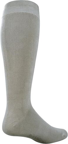 Yomandamor Men's Bamboo Wide Stretched Top Over The Calf Dress Socks Boot Socks, 4 Pairs L Size, Suits For All Season in Saudi Arabia