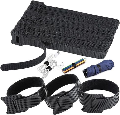 روابط الكابلات ، 100pk ، 8 × 1/2 "أحزمة تنظيم الحبل الأسود ، والتصميم الرفيع مسبقًا ، وإدارة الأسلاك لتنظيم مراكز المنزل والمكاتب والبيانات 5 ألوان in Saudi Arabia