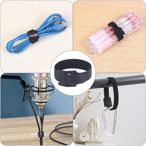 روابط الكابلات ، 100pk ، 8 × 1/2 "أحزمة تنظيم الحبل الأسود ، والتصميم الرفيع مسبقًا ، وإدارة الأسلاك لتنظيم مراكز المنزل والمكاتب والبيانات 5 ألوان in Saudi Arabia