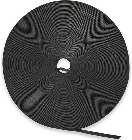 25 FT x 3/4 inch Hook and Loop Roll, Reusable Fastening Cable Ties, Multi-Purpose Cable Management Wire Ties Cable Straps for Organizing Home, Office and Data Centers in Kuwait