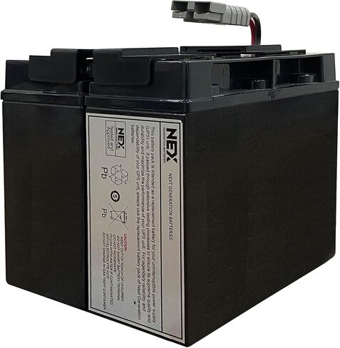 RBC7-NEX ، خرطوشة استبدال بطارية UPS #7 ، متوافقة مع نماذج APC UPS: SMT1500 ، SMT1500C ، SMT1500US ، SUA1500 ، SUA1500US ، SUA750XL بواسطة NEX in Kuwait