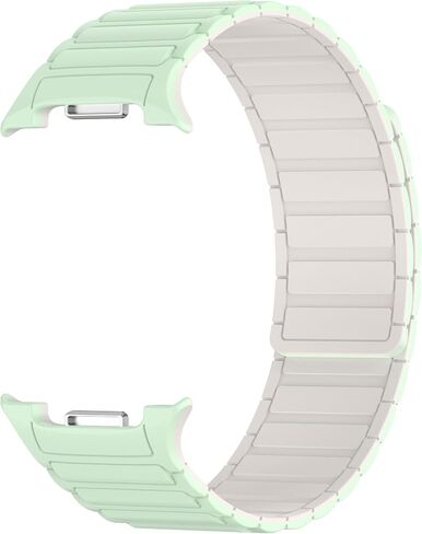 Fit for Samsung Galaxy watch 8 classic No Gap Sport Watch Band，Silicone Magnetic Loop Clasp Breathable Wristbands Replacement Watch Straps Fit for Galaxy watch 8 Men Women in Saudi Arabia
